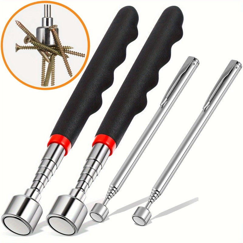 Pen Holder Magnetic - Herramienta de Recogida Magnética Telescópica, Pinza