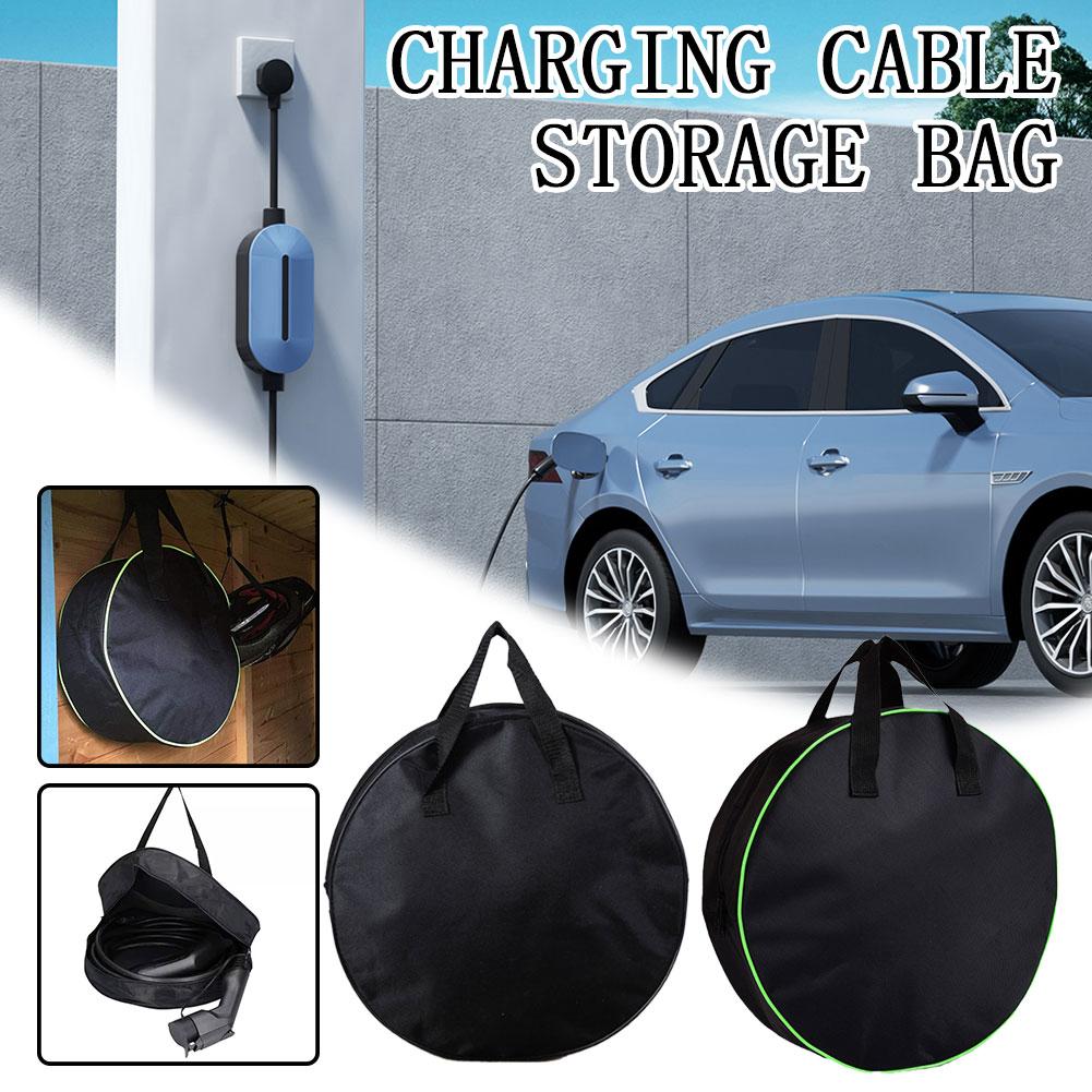Cable Organizer Bag - Bolsa de Almacenamiento Redonda y Resistente
