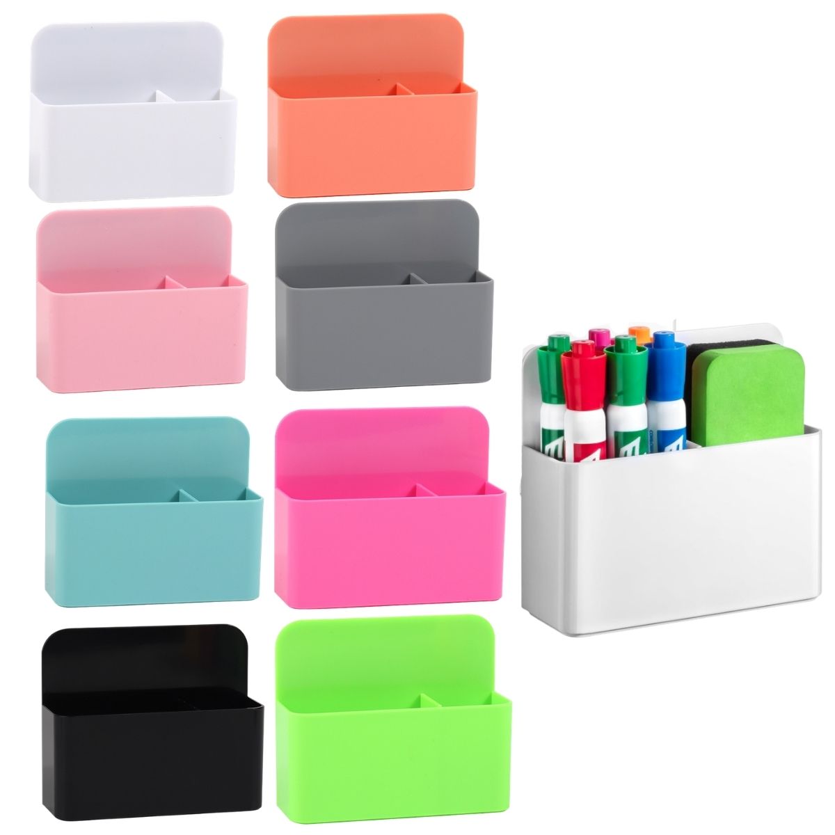 Pen Holder Magnetic - 2 Soportes Magnéticos para Marcadores de