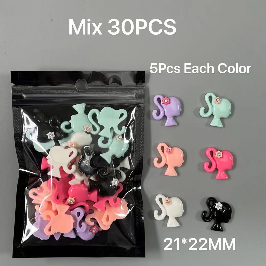 Y2K Tech Accessories - Piezas de accesorios de resina de