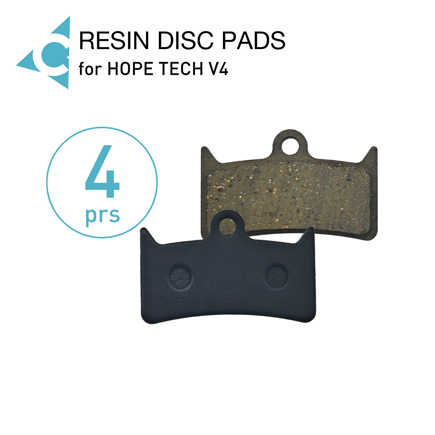 Tech Bike Accessories - 4 pares de pastillas de freno