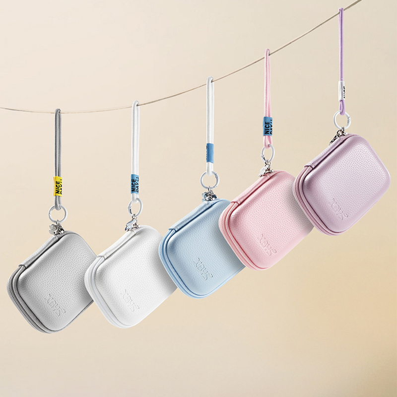 Cable Organizer Bag - Estuche de Almacenamiento Rígido para Audífonos,