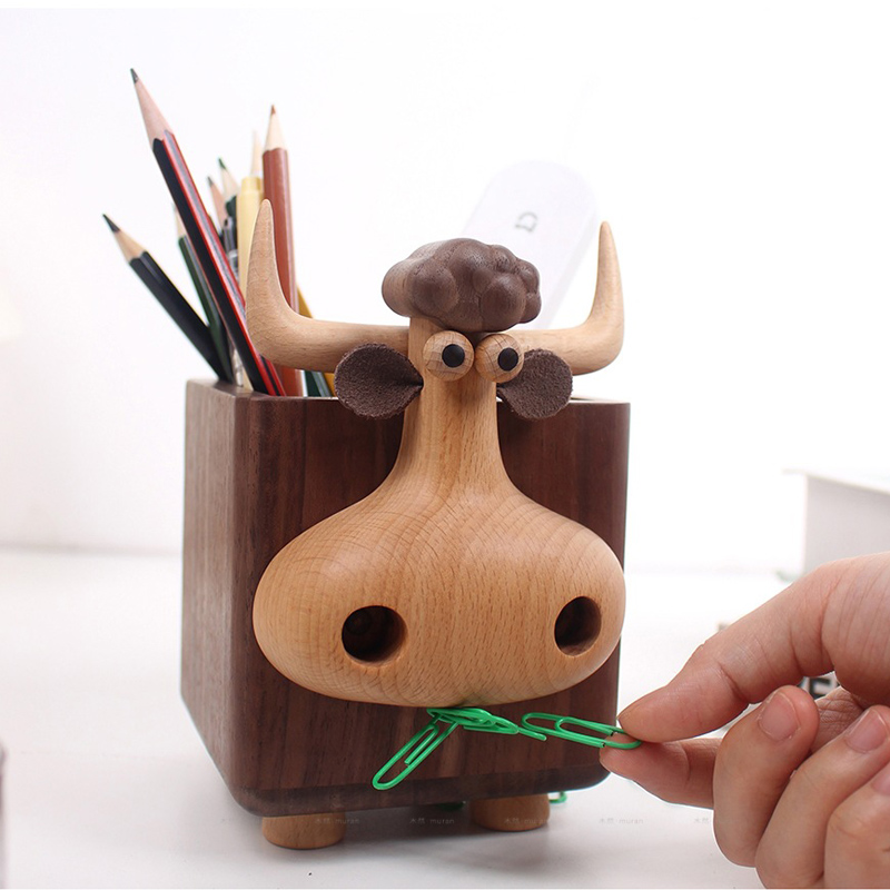 Lindo Portalápices de Madera c - Pen Holder Magnetic reseña y precio