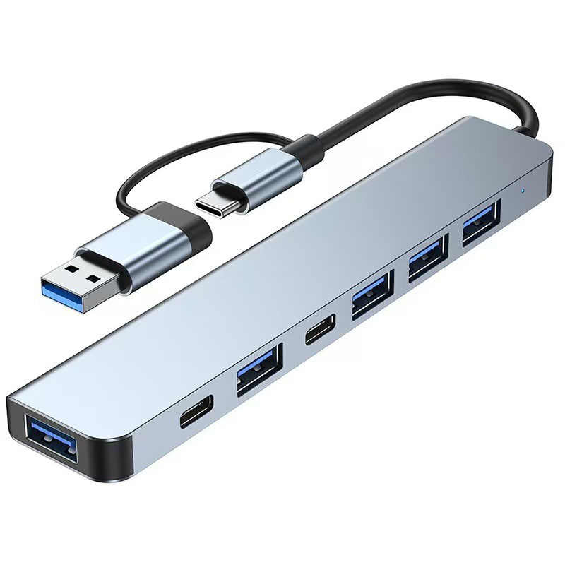 Concentrador USB A C de 5/7/8  - Usb Hub 7 Port reseña y precio