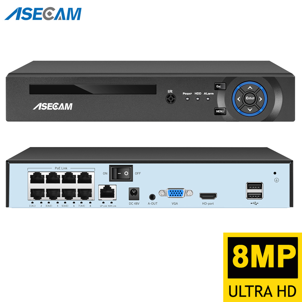 Super 8MP POE NVR grabadora de - Usb Hub 7 Port reseña y precio