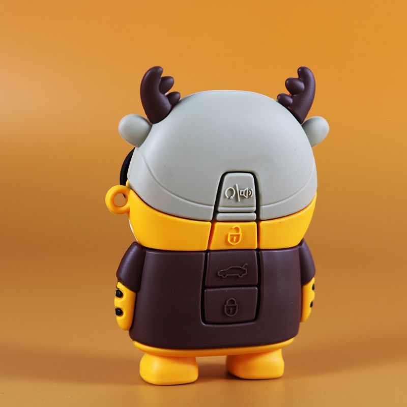 Funda de tigre de dibujos anim - Tech Keychain Accessories reseña y precio