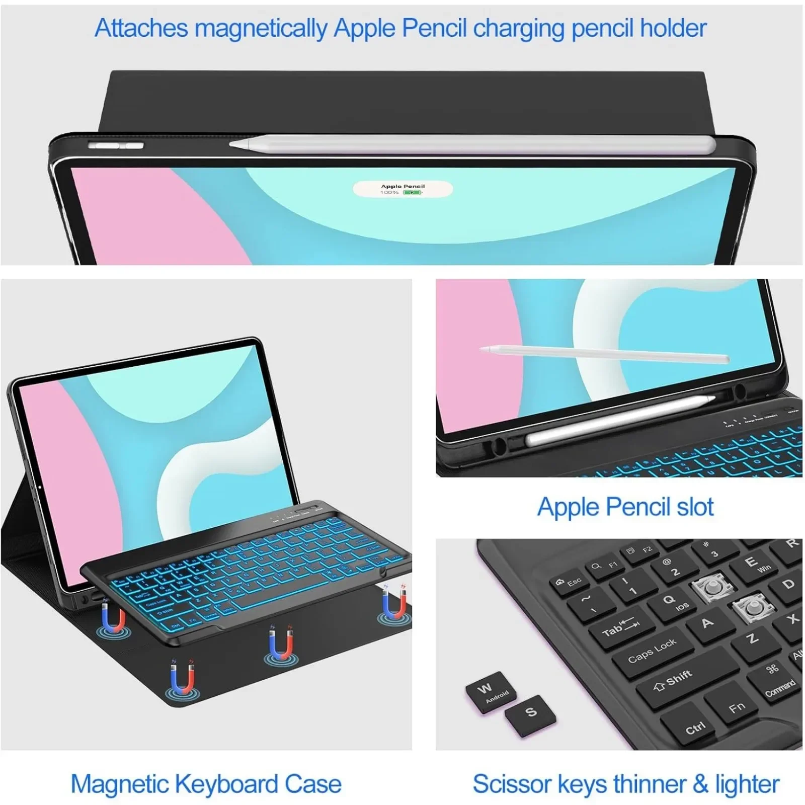 Funda con teclado para HONOR P - Pen Holder Magnetic reseña y precio
