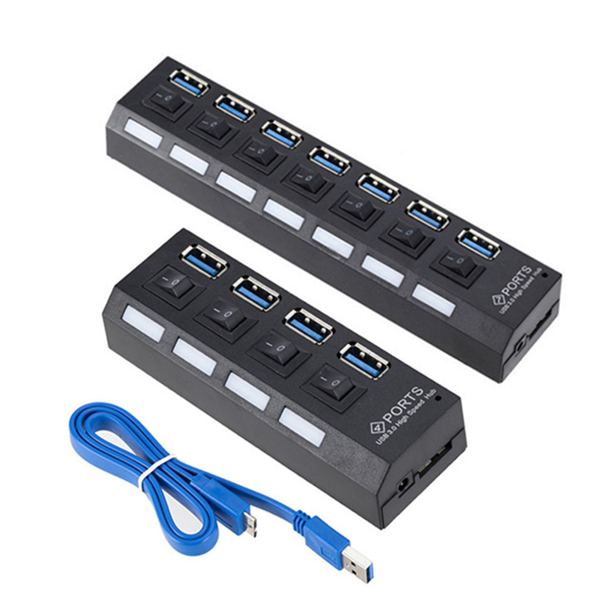 Concentrador de red USB 3,0 de - Usb Hub 7 Port reseña y precio