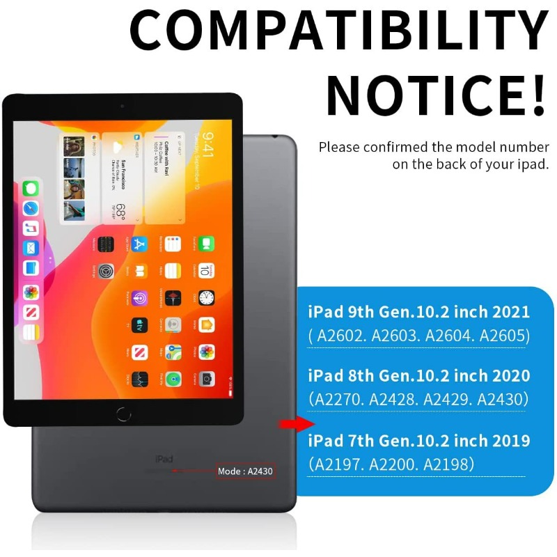 Funda para iPad 10.2 de 7ª, 8ª - Pen Holder Magnetic reseña y precio