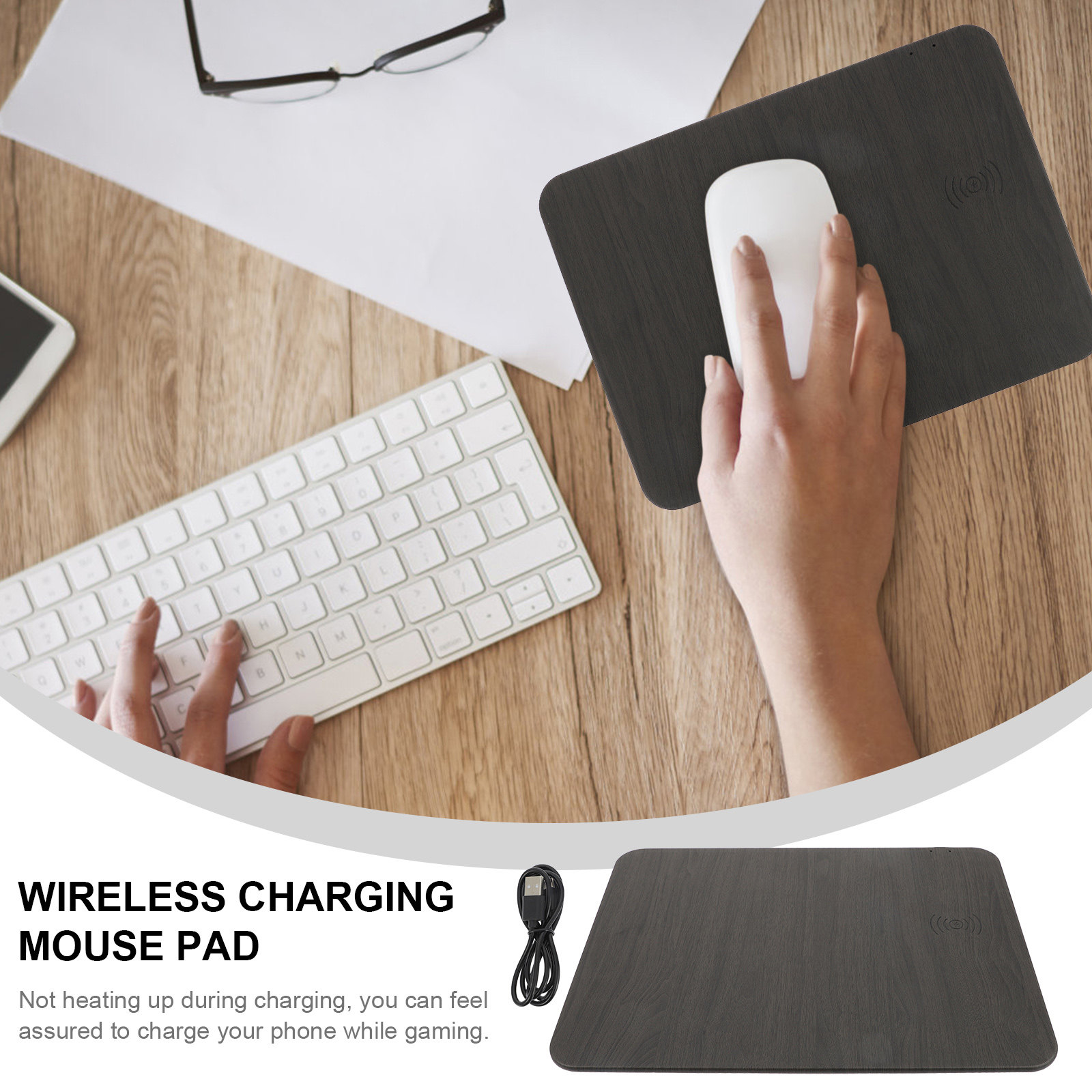 Alfombrilla de Ratón con Carga - Mouse Charging Pad reseña y precio