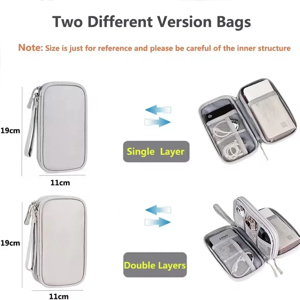 Bolsa de Viaje para Cables, Es - Cable Organizer Bag reseña y precio