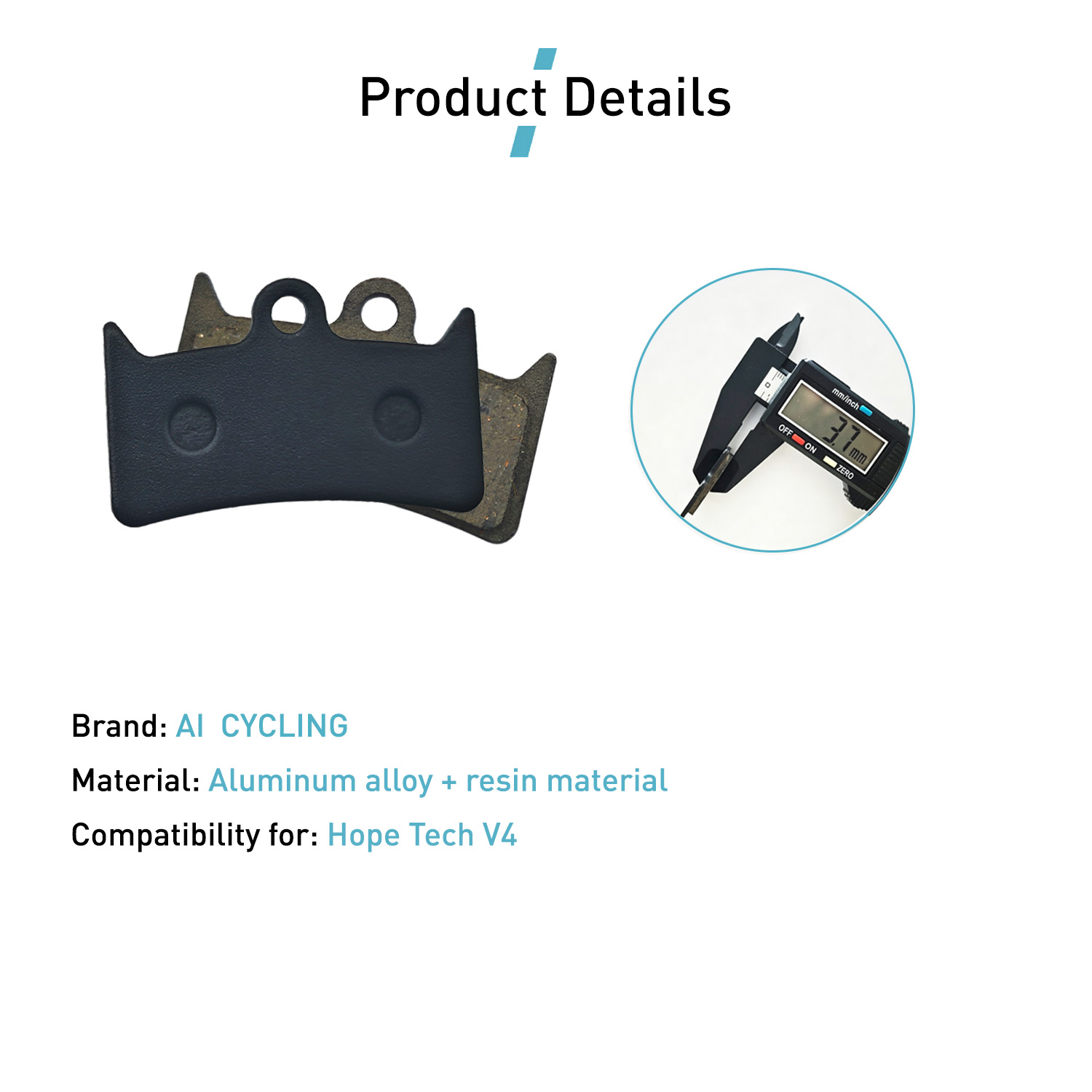 4 pares de pastillas de freno  - Tech Bike Accessories reseña y precio