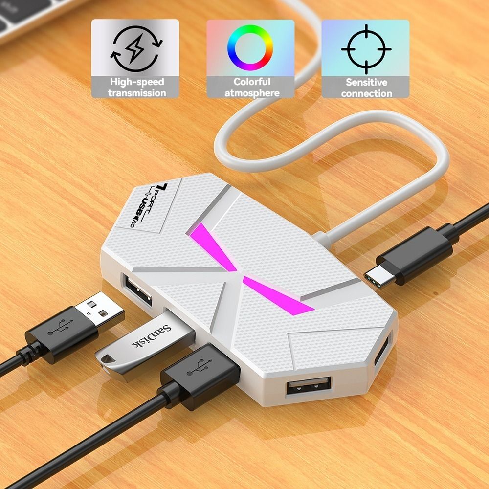 Estación de Conexión USB de 4/ - Usb Hub 7 Port reseña y precio