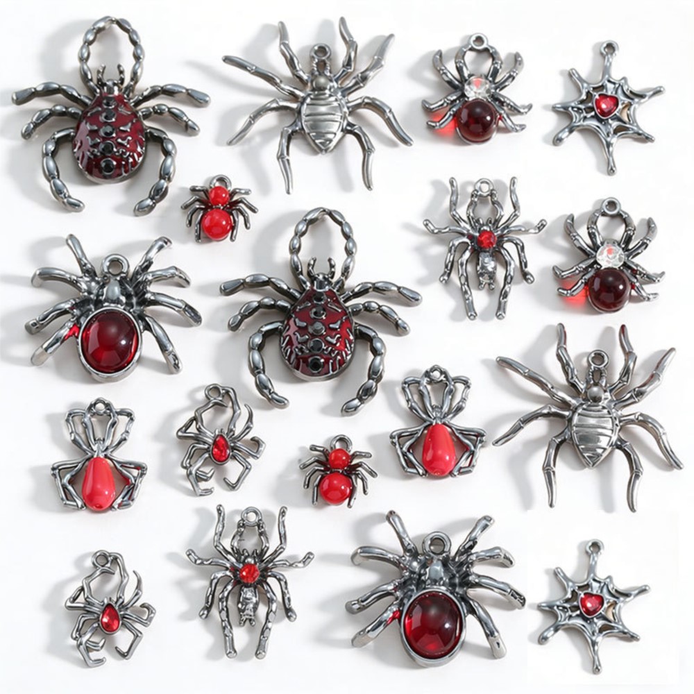 5 piezas de colgantes de araña - Y2K Tech Accessories reseña y precio