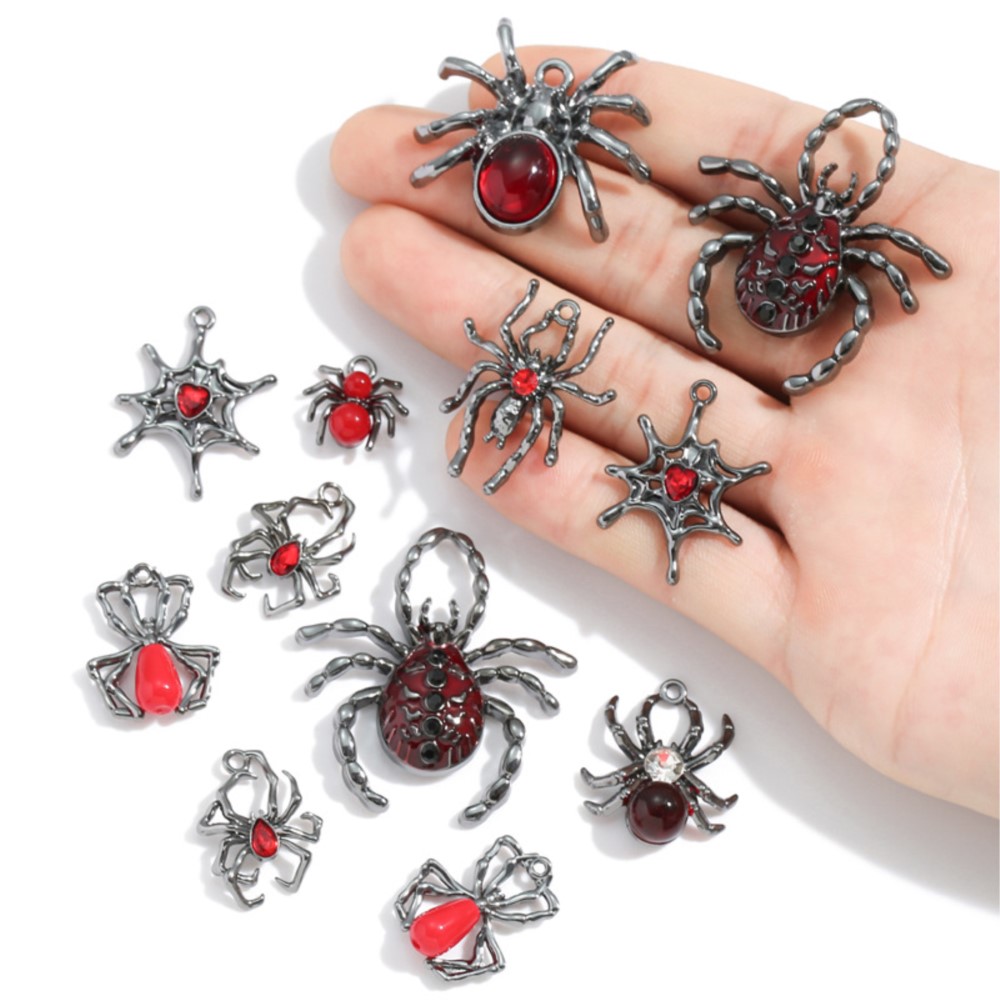 5 piezas de colgantes de araña - Y2K Tech Accessories reseña y precio