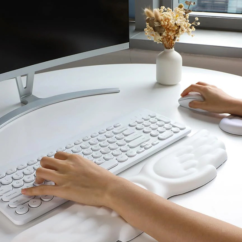 Reposamuñecas para teclado y r - Mouse Charging Pad reseña y precio