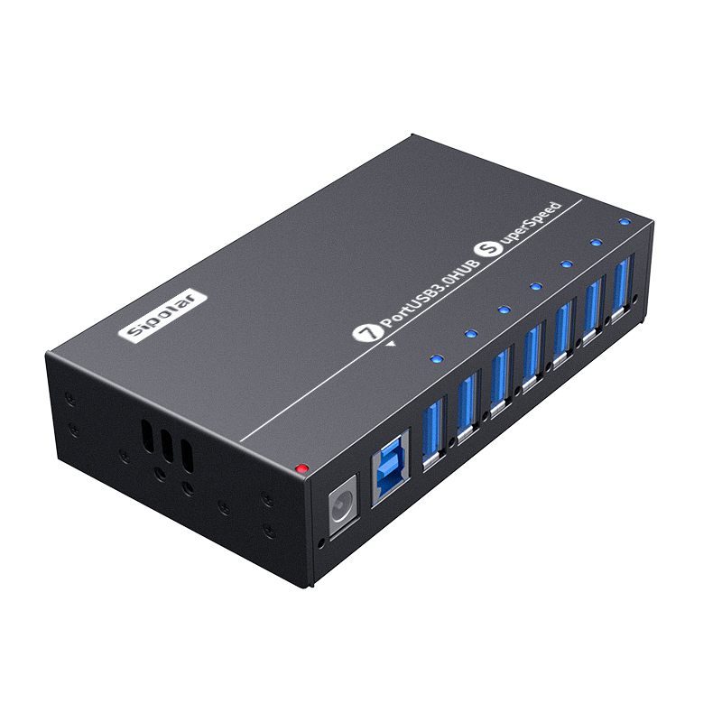 A-173 Sipolar Hub USB de 7 Pue - Usb Hub 7 Port reseña y precio