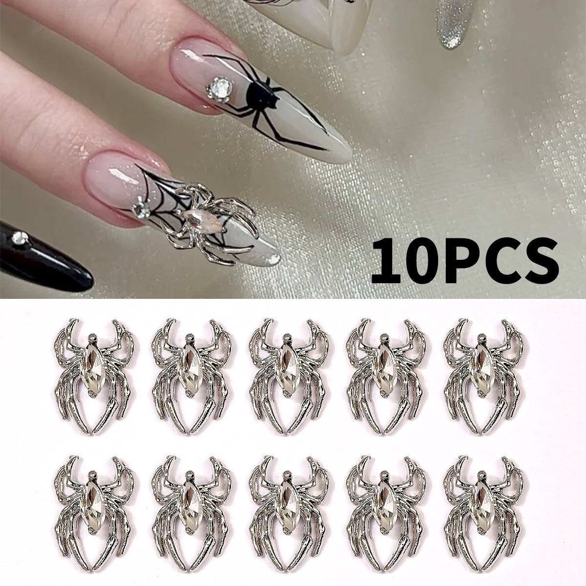 10 piezas de adornos de uñas d - Y2K Tech Accessories reseña y precio