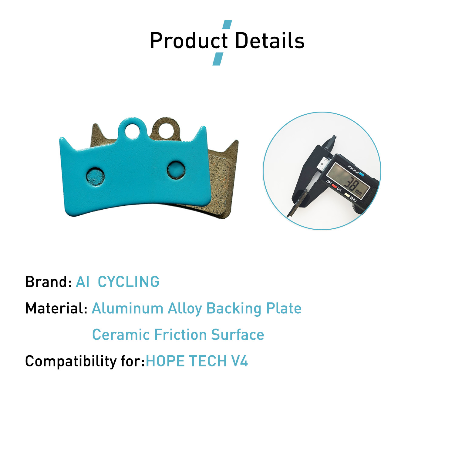 4 pares de pastillas de freno  - Tech Bike Accessories reseña y precio